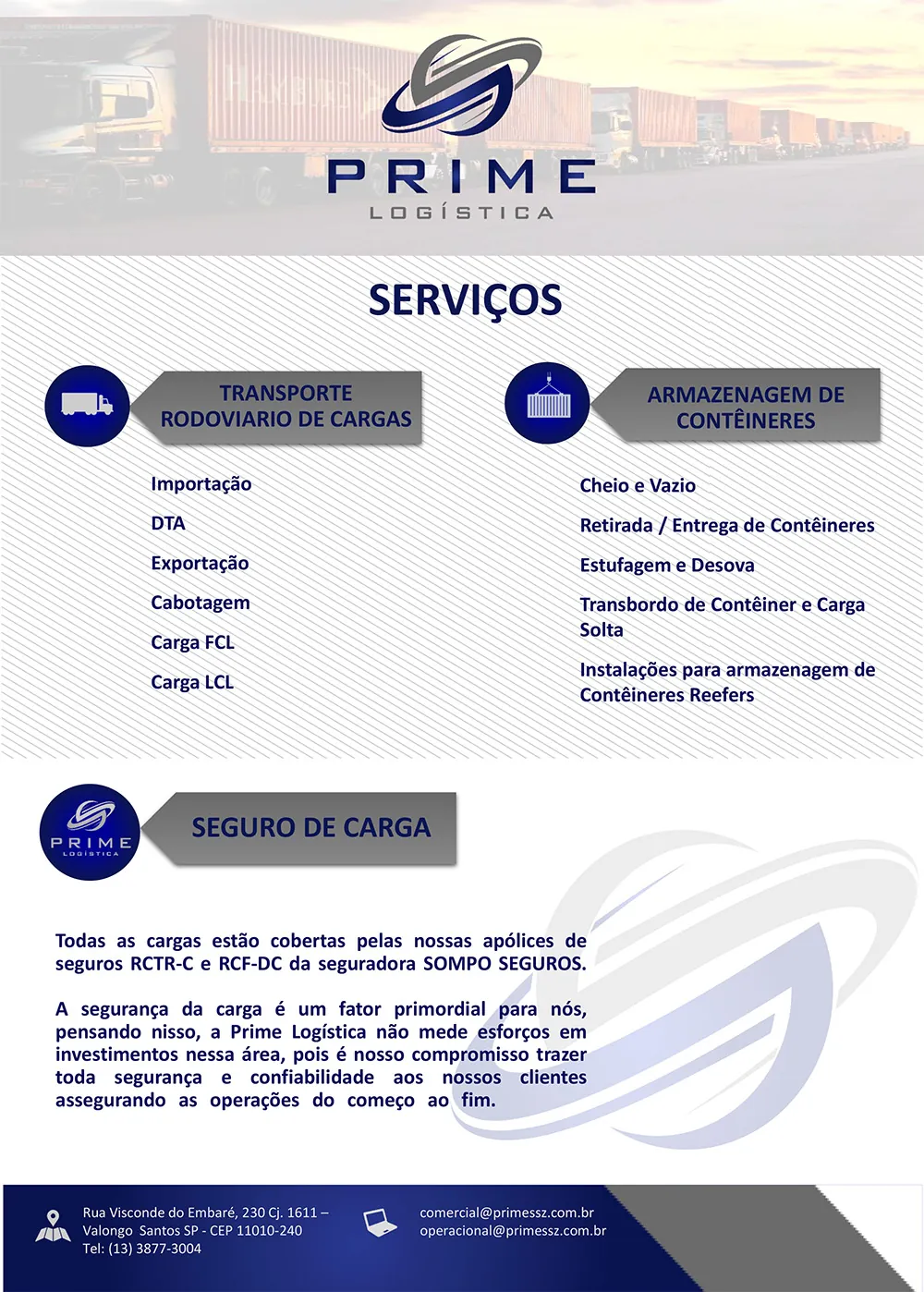 Apresentação Prime Logística - página 3